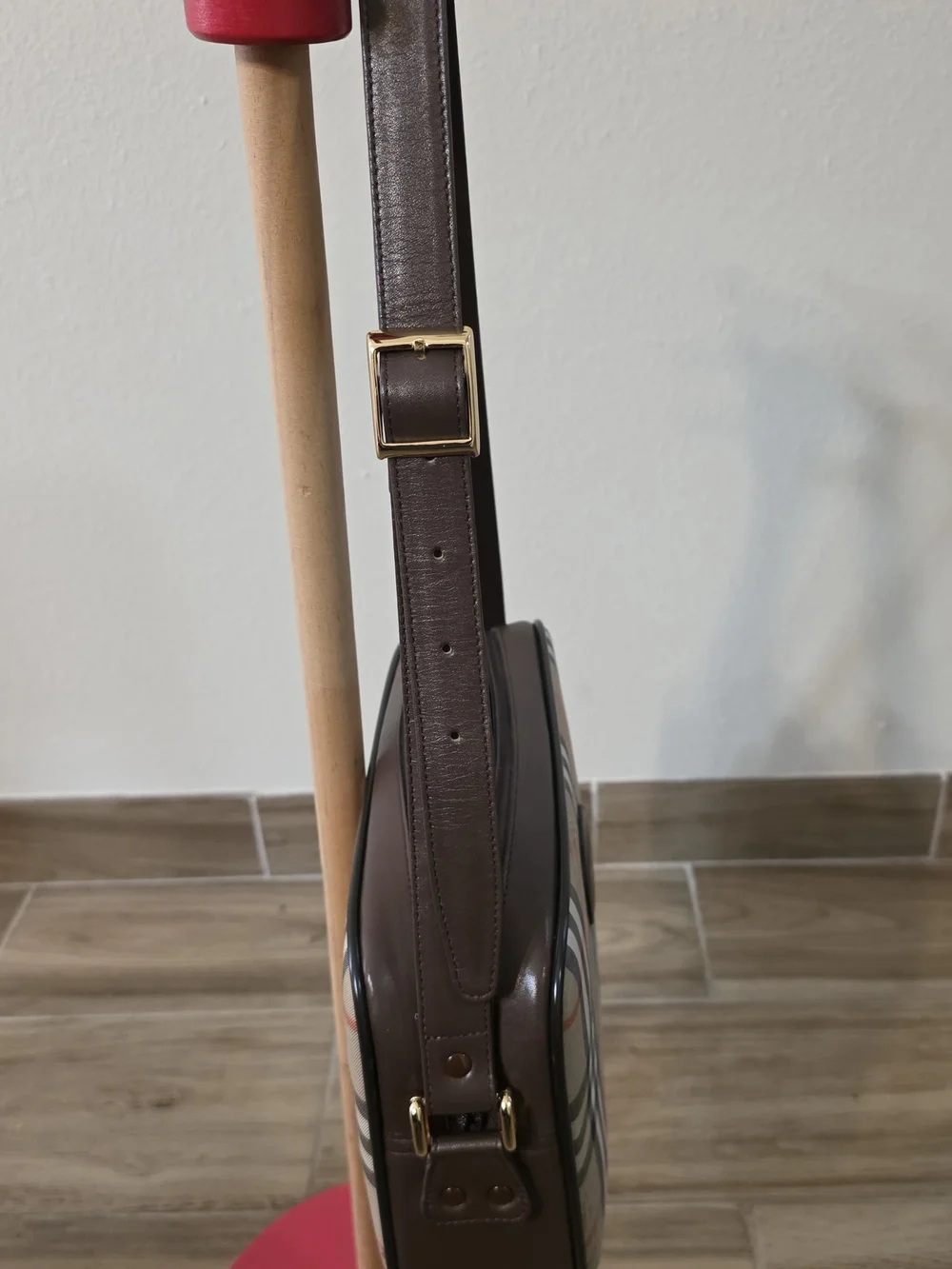 Burberry Beige Check Crossbody Bag